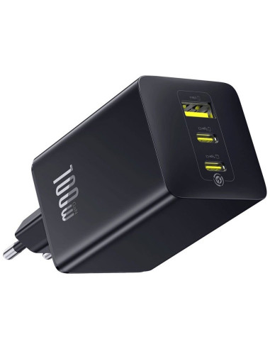 Ładowarka Sieciowa Baseus Enerfill Fe11 100W 2 X Usb-C + Usb-A - Czarna