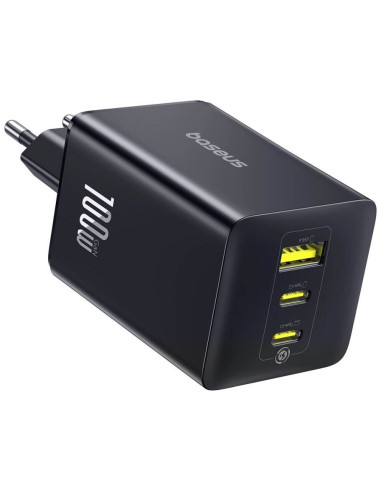 Ładowarka Sieciowa Baseus Enerfill Fe11 100W 2 X Usb-C + Usb-A - Czarna