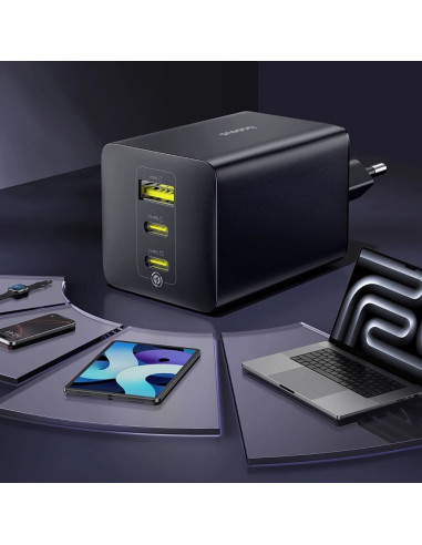 Ładowarka Sieciowa Baseus Enerfill Fe11 100W 2 X Usb-C + Usb-A - Czarna