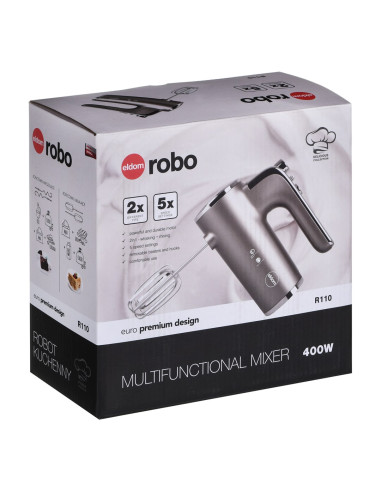 Eldom Robot Kuchenny Robo, 400 W, Przycisk Turbo R