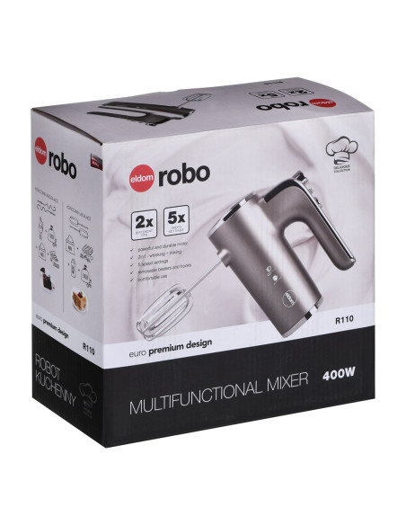 Eldom Robot Kuchenny Robo, 400 W, Przycisk Turbo R