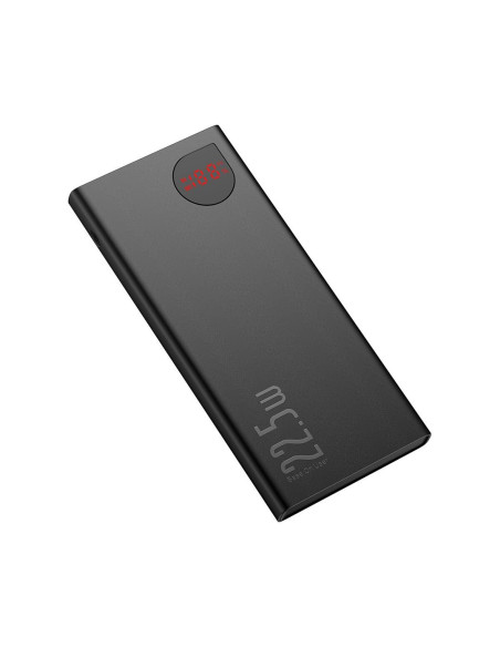 Baseus Adaman Metal Powerbank Z Szybkim Ładowaniem 10000Mah 22.5W (Overseas Edition 2021) Czarny