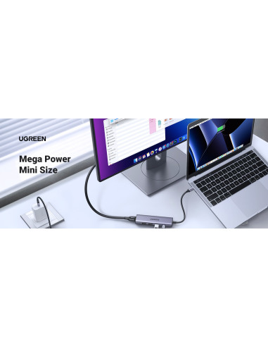 Ugreen Adapter Hub  Cm511 Usb-C Do Hdmi, 3X Usb-A 3.0, Sd/Tf