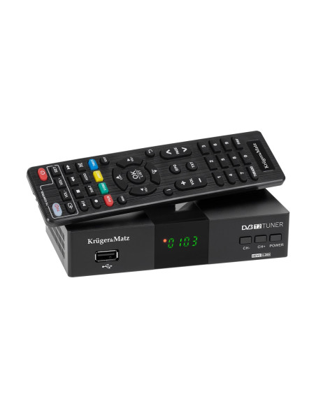 Kruger & Matz Dekoder Dvb-T2 H.265 Hevc Km0550D