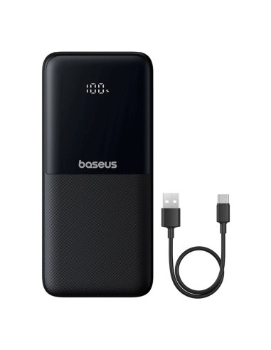 Powerbank Baseus Lipow 10000Mah 22.5W Z Podwójnym Wbudowanym Kablem Z Wyświetlaczem (Z Dodatkowym Czarnym Kablem Baseus Simple U