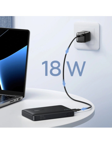 Powerbank Baseus Enerfill Fp21 10000Mah 22.5W Usb-A - Usb-C - Czarny