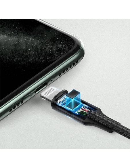 Ugreen  Kabel Przewód Audio Aux Mfi Lightning - 3,5 Mm Mini Jack 1 M Szary
