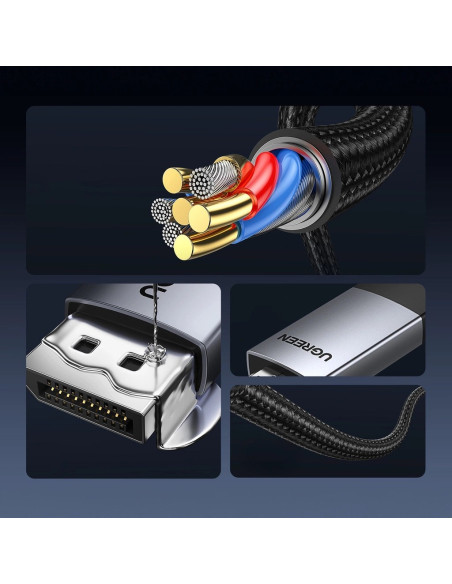 Ugreen Kabel Display Port Do Hdmi  Dp119 4K, 1M, Jednokierunkowy