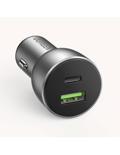 Ugreen  Ładowarka Samochodowa Usb / Usb Typ C Quick Charge 3.0 Power Delivery 36 W 3 A Szary 2