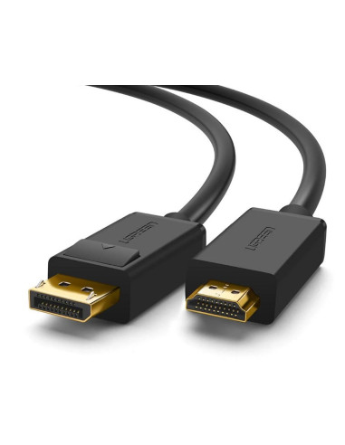 Ugreen  Jednokierunkowy Kabel Z Displayport Na Hdmi 4K 30 Hz 32 Awg 1,5 M Czarny