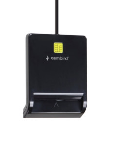 Gembird Uniwersalny Czytnik Kart Smart Card Usb, Czarny 2