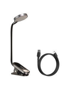 Baseus Mini Lampka Lampa Led Z Klipsem Szary (Dgrad-0G)