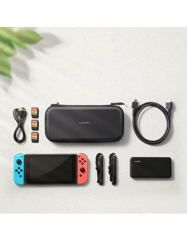 Ugreen  Etui Pudełko Na Nintendo Switch I Akcesoria 26 Cm X 12 Cm X 4 Cm Czarny