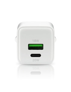 Everactive Ładowarka Sieciowa Gan 1 X Usb, 1 X Usb-C Quick Charge 3.0 20W Biała Sc-330Q 2