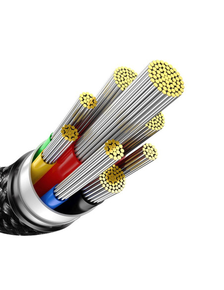 Kabel Baseus Cawj040001 Usb-C - Usb-C 240W 480Mb/S 1M - Czarny