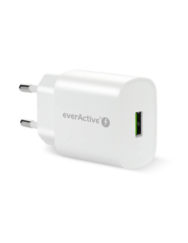 Everactive Ładowarka Sieciowa Gan 1 X Usb--C Quick Charge 3.0 18W Czarna Sc-250Q