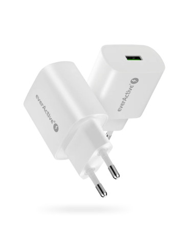 Everactive Ładowarka Sieciowa Gan 1 X Usb--C Quick Charge 3.0 18W Czarna Sc-250Q