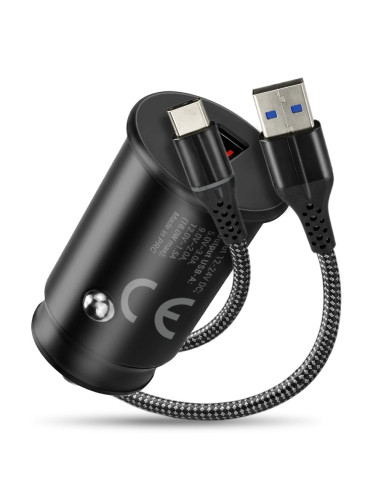 Everactive Ładowarka Samochodowa 1 X Usb Czarna + Kabel Cc-15Qc