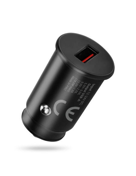 Everactive Ładowarka Samochodowa 1 X Usb Czarna + Kabel Cc-15Qc