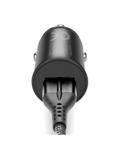Everactive Ładowarka Samochodowa 1 X Usb Czarna + Kabel Cc-15Qc