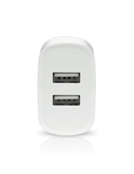 Everactive Ładowarka Sieciowa 2Xusb 2,4A Biała Sc-220
