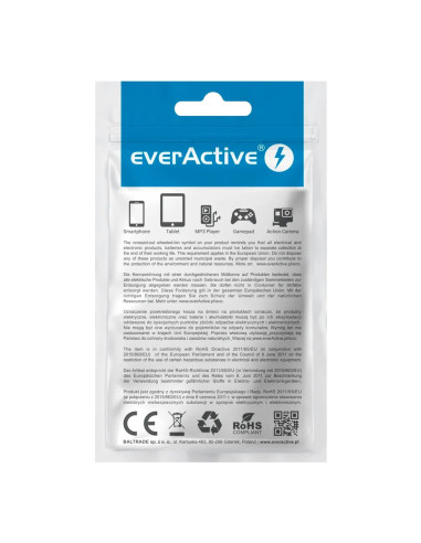 Everactive Ładowarka Sieciowa 2Xusb 2,4A Biała Sc-220
