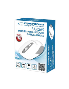 Esperanza Mysz Bluetooth 4D Sargas Biała Em130W 2