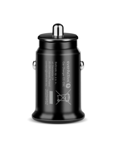 Everactive Ładowarka Samochodowa 2 X Usb Czarna + Kabel Cc-25C