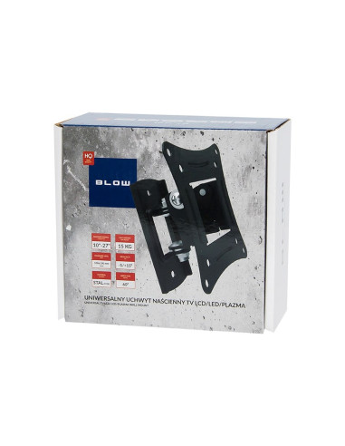 Uchwyt Do Monitora Blow 76-854  (Ścienne, Uchylny  10" - 27"  Max. 20Kg)