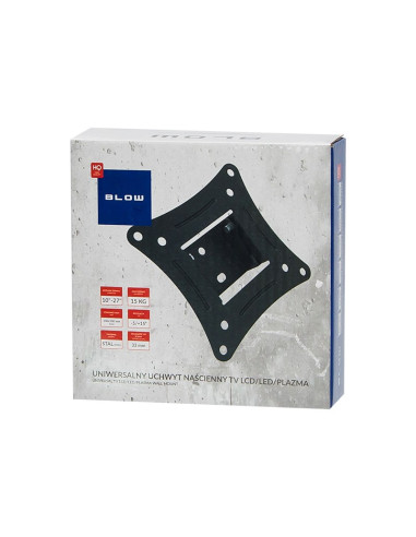 Uchwyt Ścienny Do Monitora Blow 76-852  (Ścienne, Uchylny  10" - 25"  Max. 20Kg)