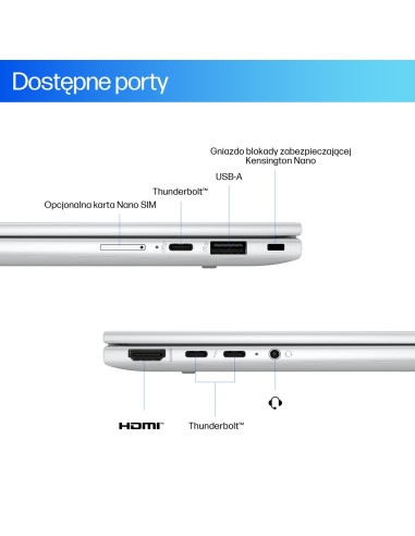 Hp Elitebook X Flip G1I Next Gen Ai Copilot+ Pc Intel Core Ultra 7 258V Hybryda (2W1) 35,6 Cm (14") Ekran Dotykowy 2.5K 32 Gb Lp