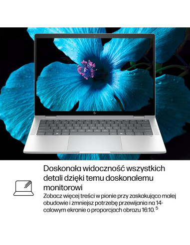 Hp Elitebook X Flip G1I Next Gen Ai Copilot+ Pc Intel Core Ultra 7 258V Hybryda (2W1) 35,6 Cm (14") Ekran Dotykowy 2.5K 32 Gb Lp