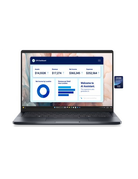 Dell Pro Premium 14 Pa14250 | 14 " | Fhd+ | Anti-Glare | Intel Core Ultra 7 | 266V | 16 Gb | Lpddr5X | Solid-State Drive Capacit