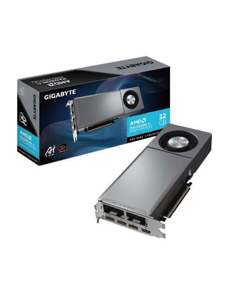 Gigabyte Radeon Ai Pro R9700 Ai Top 32G Amd 32 Gb Gddr6