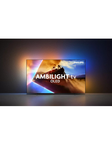Philips Ambilight 55Oled801/12 Telewizor 139,7 Cm (55") 4K Ultra Hd Smart Tv Wi-Fi Czarny