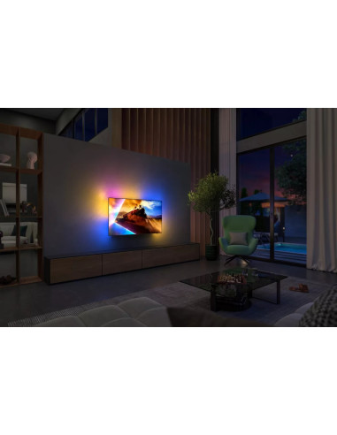 Philips Ambilight 55Oled801/12 Telewizor 139,7 Cm (55") 4K Ultra Hd Smart Tv Wi-Fi Czarny