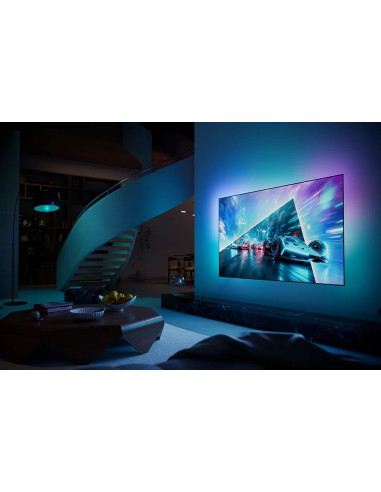 Philips 55Oled761/12 Telewizor 139,7 Cm (55") 4K Ultra Hd Smart Tv Wi-Fi Metaliczny