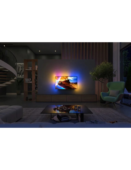 Philips 55Oled761/12 Telewizor 139,7 Cm (55") 4K Ultra Hd Smart Tv Wi-Fi Metaliczny