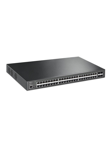 Tp-Link Jetstream Tl-Sg3452Xp Przełącznik Sieciowy Zarządzany L2+ Gigabit Ethernet (10/100/1000) Obsługa Poe 1U Czarny