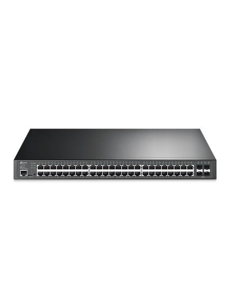 Tp-Link Jetstream Tl-Sg3452Xp Przełącznik Sieciowy Zarządzany L2+ Gigabit Ethernet (10/100/1000) Obsługa Poe 1U Czarny