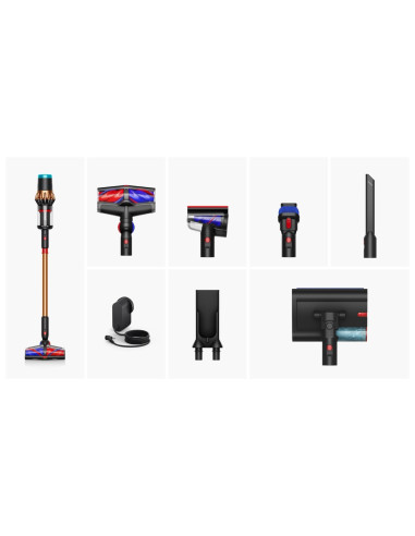 Dyson V16 Piston Animal Submarine Odkurzacz Stojący 2 W 1 Bateria Suchy Hepa Bez Worka 900 W Czarny, Miedziany