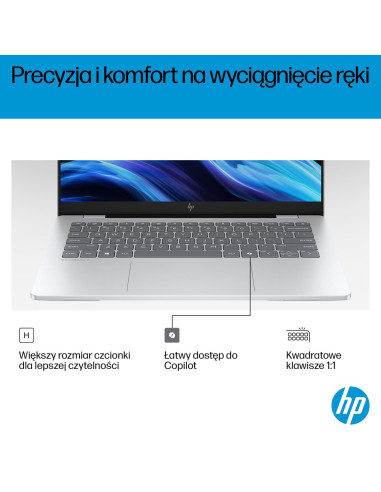 Hp Omnibook 7 Ai 14-Fr0003Nw Intel Core Ultra 5 225U Laptop 35,6 Cm (14") 2K 16 Gb Lpddr5-Sdram 512 Gb Ssd Wi-Fi 6E (802.11Ax) W