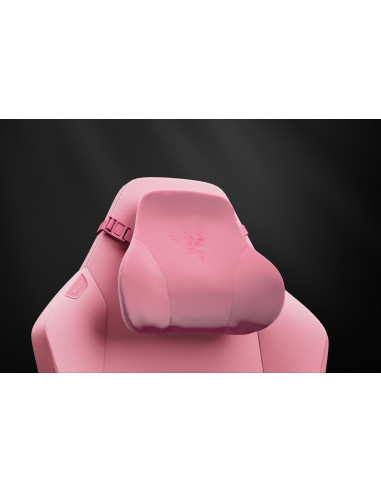 Razer Iskur V2 Newgen Fotel Gamingowy Obite Siedzisko Różowy