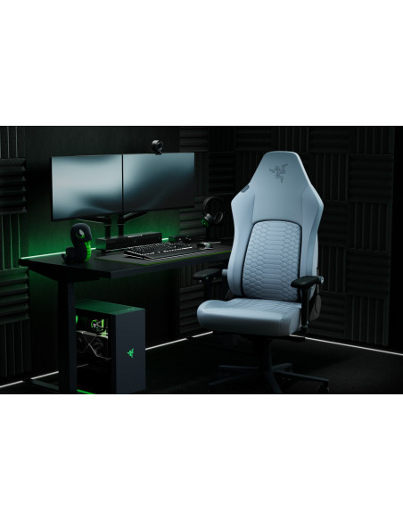 Razer Iskur V2 Newgen Fotel Gamingowy Obite Siedzisko Szary