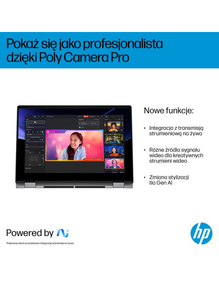 Hp Omnibook X Flip 2In1 14-Fk0020Nw Ryzen Ai 5 340 14"2K Oled 300Nits Lbl Glosy 16Gb Lpddr5X Ssd512 Radeon 840M Cam5Mp+Ir  59Wh 