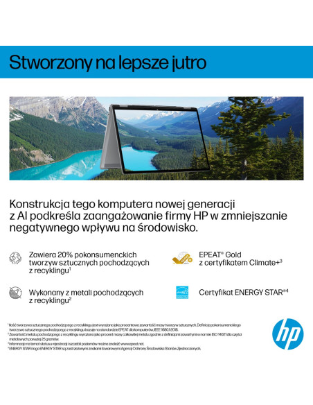Hp Omnibook X Flip 2In1 14-Fk0020Nw Ryzen Ai 5 340 14"2K Oled 300Nits Lbl Glosy 16Gb Lpddr5X Ssd512 Radeon 840M Cam5Mp+Ir  59Wh 