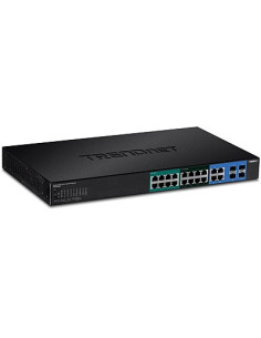 Trendnet Switch 20-Portowy Gbit Upoe 370W Web Smart 19"