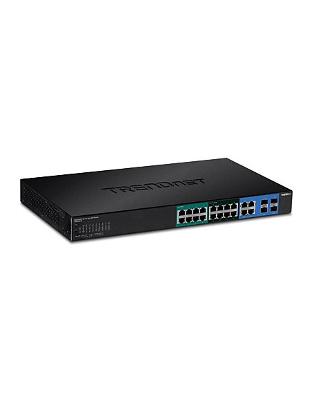 Trendnet Switch 20-Portowy Gbit Upoe 370W Web Smart 19"