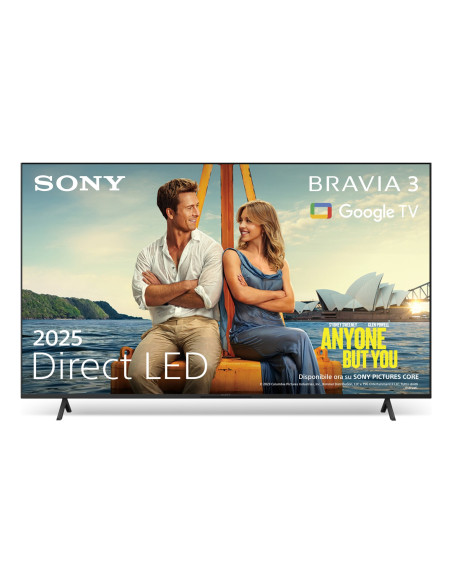 Sony K-65S3 163,8 Cm (64.5") 4K Ultra Hd Smart Tv Wi-Fi Czarny