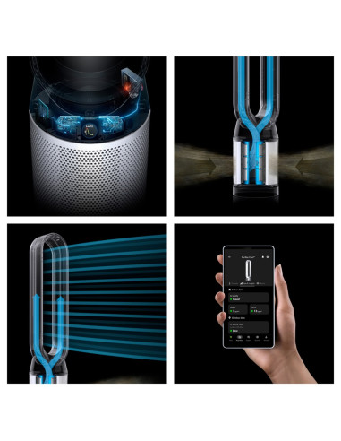 Dyson Purifier Cool Pc1 (Tp11) 27 M2 61,4 Db Biały